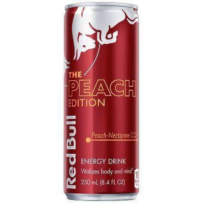 RedBull Limited Edition 250 mL - Peach-Nectarine