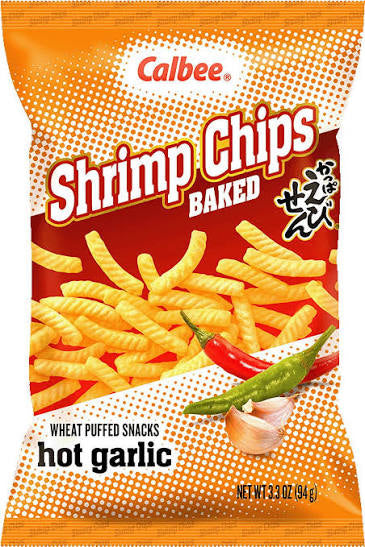 Calbee Shrimp Chips - Hot Garlic