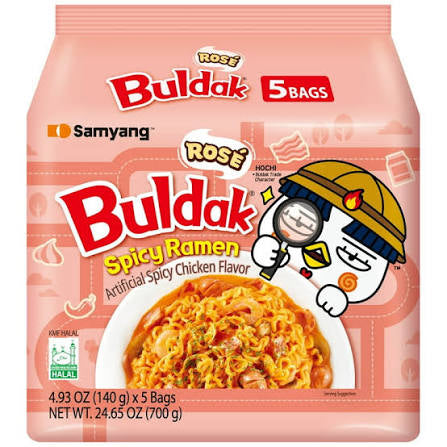 Buldak Ramen 5 pack - Rosé