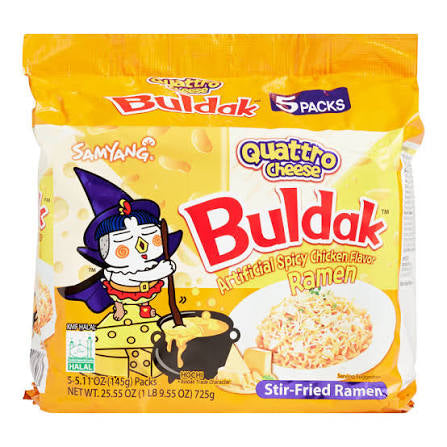 Buldak Ramen 5 pack - Cheese