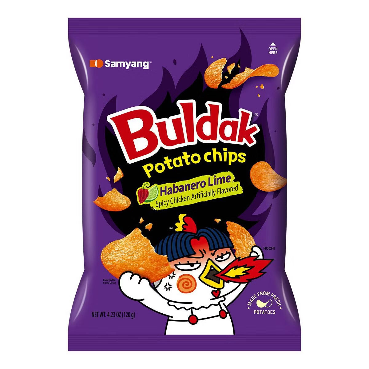 Buldak Chips Habanero Lime