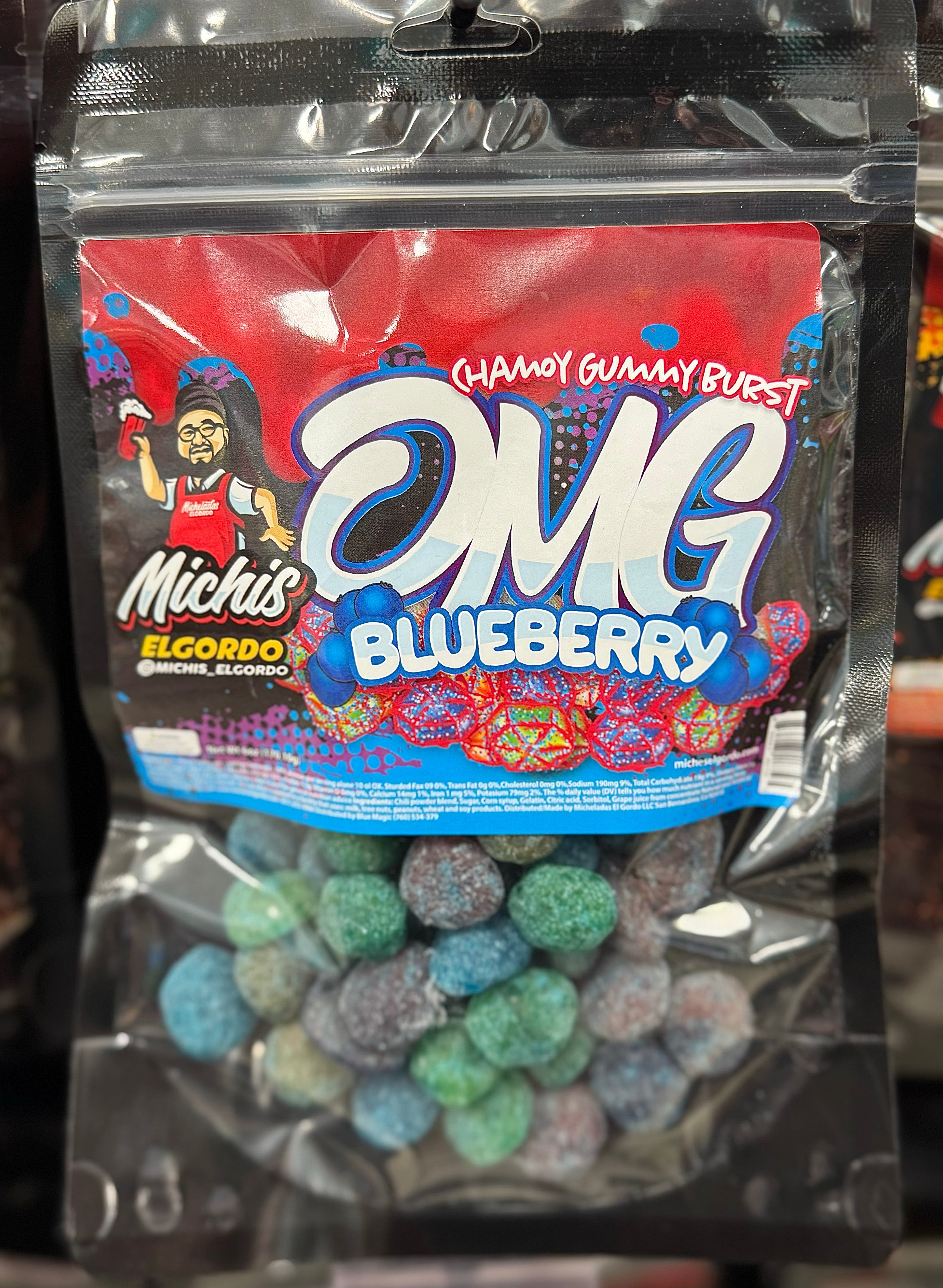 Michis El Gordo OMG - Chamoy Blueberry