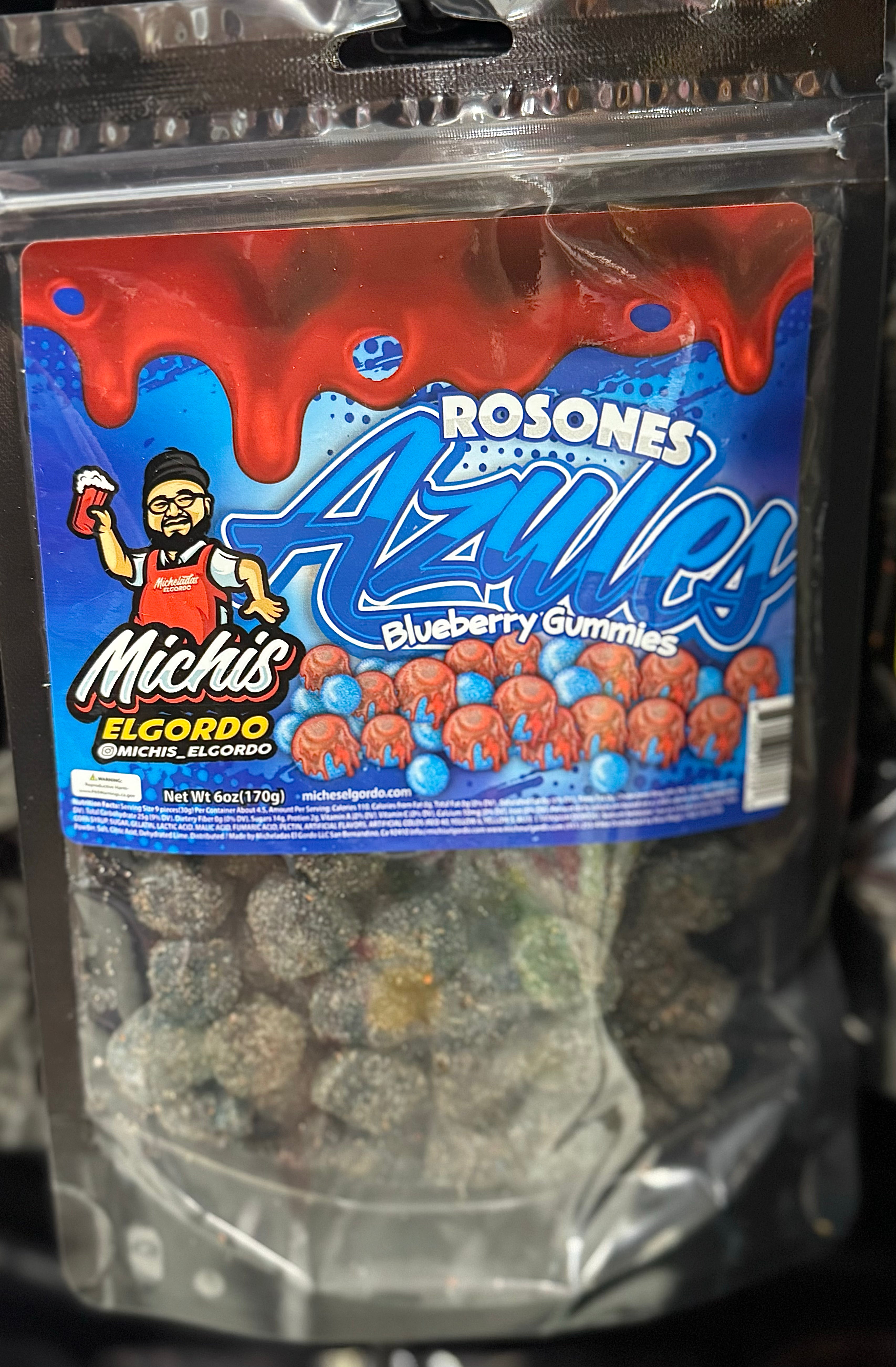 Michis El Gordo Azules - Blueberry