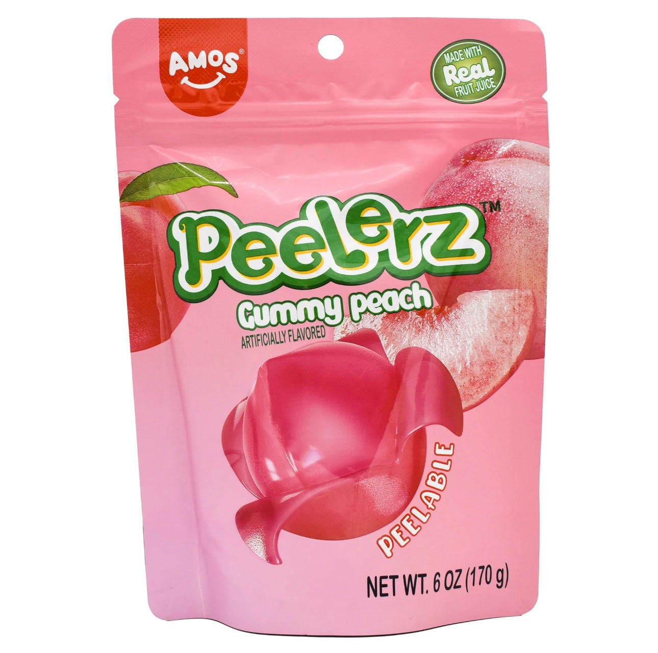 Amos Peelerz 6 oz - Peach