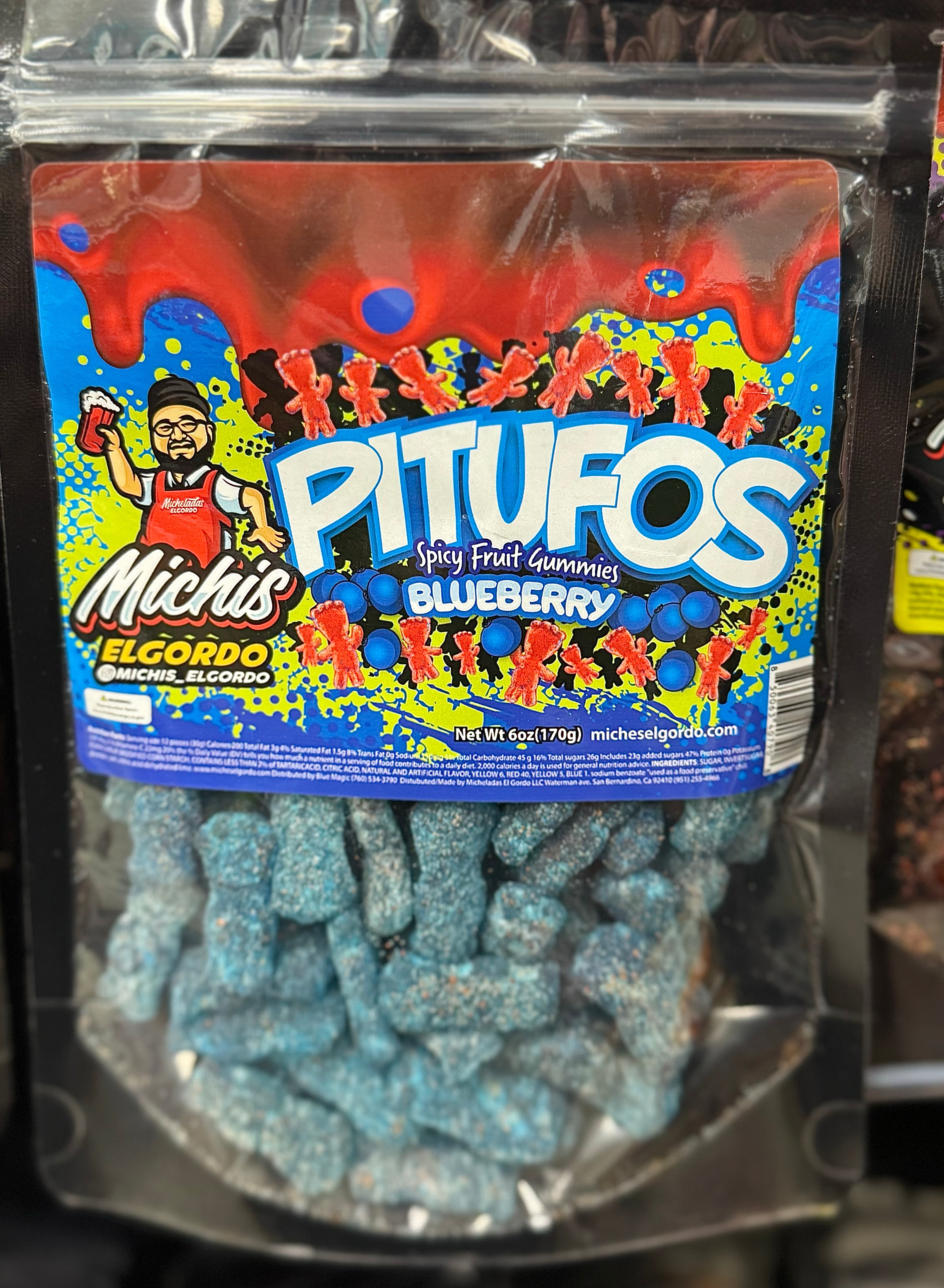 Michis El Gordo Pitufos - Blueberry